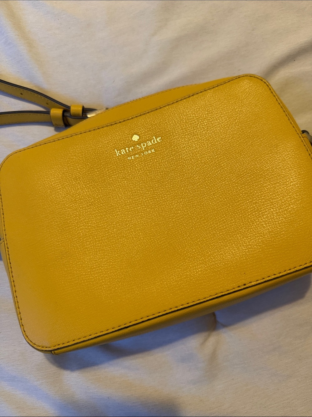 Kate Spade Vibrant Harper Sunflower Field Yellow Crossbody Bag - Picture 3 of 8